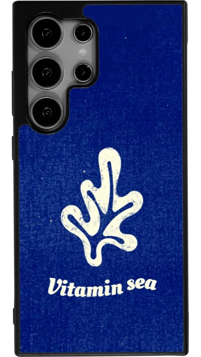Coque Samsung Galaxy S24 Ultra - Silicone rigide noir Vitamin sea Summer 2026