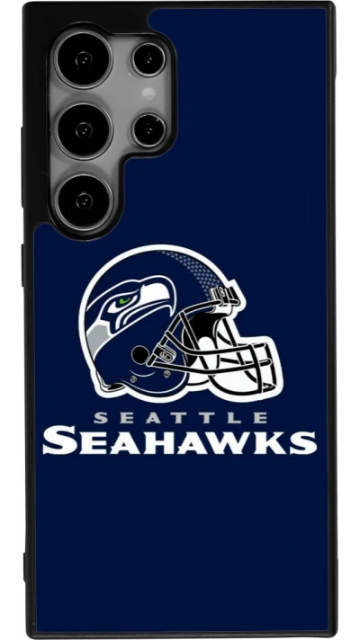Coque Samsung Galaxy S24 Ultra - Silicone rigide noir Super Bowl 26 Seattle 3