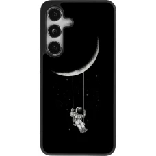 Samsung Galaxy S25 Case Hülle - Silikon schwarz Astro balançoire