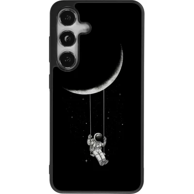 Samsung Galaxy S25 Case Hülle - Silikon schwarz Astro balançoire