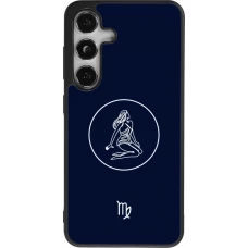 Samsung Galaxy S25 Case Hülle - Silikon schwarz Astrologie Jungfrau