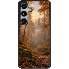 Coque Samsung Galaxy S25 - Silicone rigide noir Autumn 26 Autumn walk