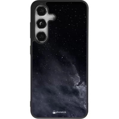 Samsung Galaxy S25 Case Hülle - Silikon schwarz Black Sky Clouds