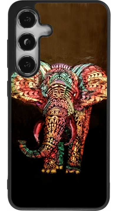 Samsung Galaxy S25 Case Hülle - Silikon schwarz Elephant 02