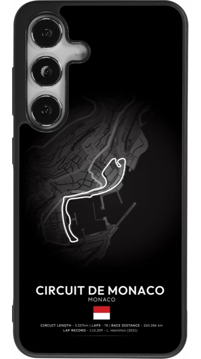 Samsung Galaxy S25 Case Hülle - Silikon schwarz F1 Track 2025 Monaco