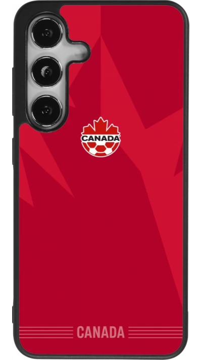 Samsung Galaxy S25 Case Hülle - Silikon schwarz Kanada 2026 personalisierbares Fussballtrikot