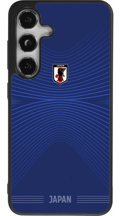 Samsung Galaxy S25 Case Hülle - Silikon schwarz Japan 2026 personalisierbares Fussballtrikot