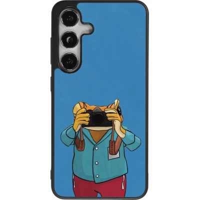 Samsung Galaxy S25 Case Hülle - Silikon schwarz Frog with camera DTMF