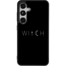 Samsung Galaxy S25 Case Hülle - Silikon schwarz Halloween 22 witch word