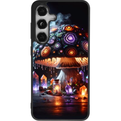 Coque Samsung Galaxy S25 - Silicone rigide noir Halloween Potion Magic