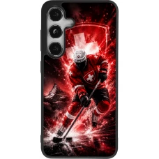 Samsung Galaxy S25 Case Hülle - Silikon schwarz Hockey World Championship Player