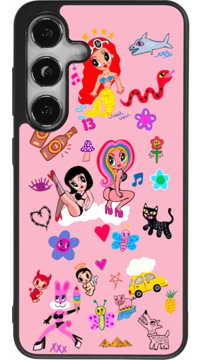 Coque Samsung Galaxy S25 - Silicone rigide noir Karol G La Bichota Manana Sera Bonito
