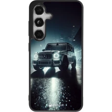 Coque Samsung Galaxy S25 - Silicone rigide noir Mercedes G AMG Night