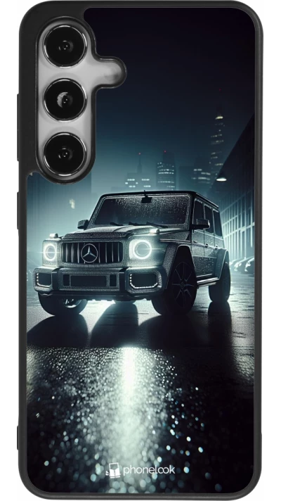 Coque Samsung Galaxy S25 - Silicone rigide noir Mercedes G AMG Night