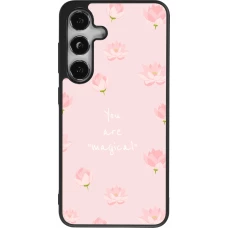 Coque Samsung Galaxy S25 - Silicone rigide noir Mom 2023 your are magical