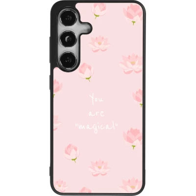 Coque Samsung Galaxy S25 - Silicone rigide noir Mom 2023 your are magical