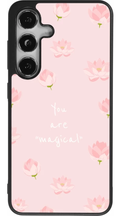 Coque Samsung Galaxy S25 - Silicone rigide noir Mom 2023 your are magical
