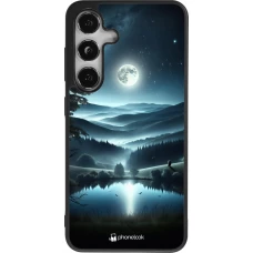 Coque Samsung Galaxy S25 - Silicone rigide noir Night Sky View