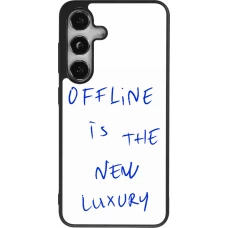 Samsung Galaxy S25 Case Hülle - Silikon schwarz Offline is the new luxury