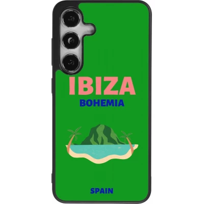 Samsung Galaxy S25 Case Hülle - Silikon schwarz Pop Summer Destination Ibiza