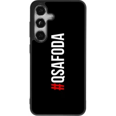 Samsung Galaxy S25 Case Hülle - Silikon schwarz Qsafoda 1
