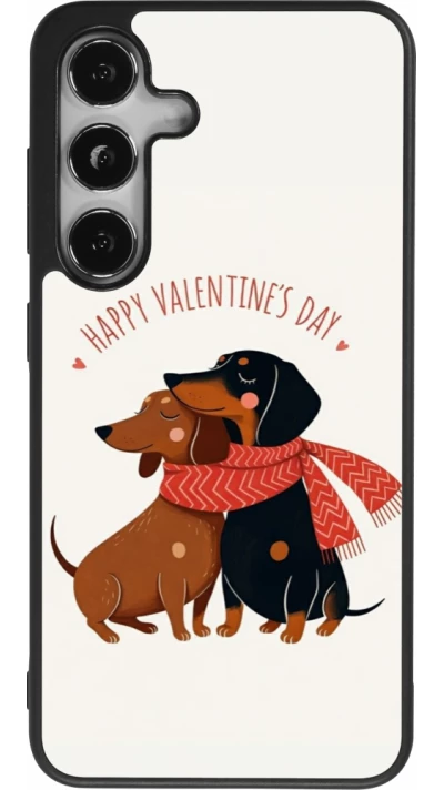 Samsung Galaxy S25 Case Hülle - Silikon schwarz Saint Valentines Day 26 Happy Valentine