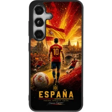 Samsung Galaxy S25 Case Hülle - Silikon schwarz Fussball Espanien splash 2026