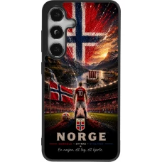 Samsung Galaxy S25 Case Hülle - Silikon schwarz Fussball Norwegen splash 2026