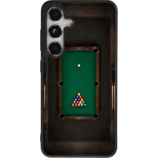 Coque Samsung Galaxy S25 - Silicone rigide noir Sports 2026 Billard