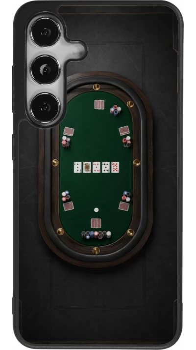 Coque Samsung Galaxy S25 - Silicone rigide noir Sports 2026 Poker