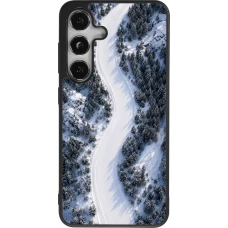 Coque Samsung Galaxy S25 - Silicone rigide noir Sports 2026 Ski