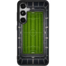 Coque Samsung Galaxy S25 - Silicone rigide noir Sports 2026 Soccer