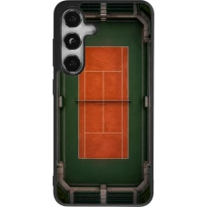 Coque Samsung Galaxy S25 - Silicone rigide noir Sports 2026 Tennis