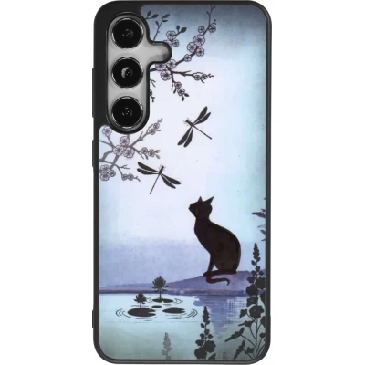 Coque Samsung Galaxy S25 - Silicone rigide noir Spring 19 12