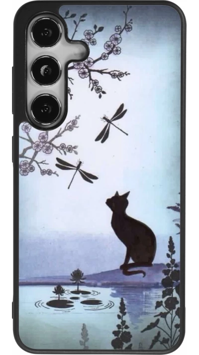 Coque Samsung Galaxy S25 - Silicone rigide noir Spring 19 12