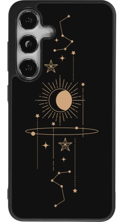 Coque Samsung Galaxy S25 - Silicone rigide noir Spring 23 astro