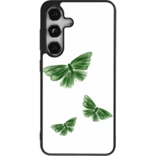 Coque Samsung Galaxy S25 - Silicone rigide noir Butterflies Spring 2026