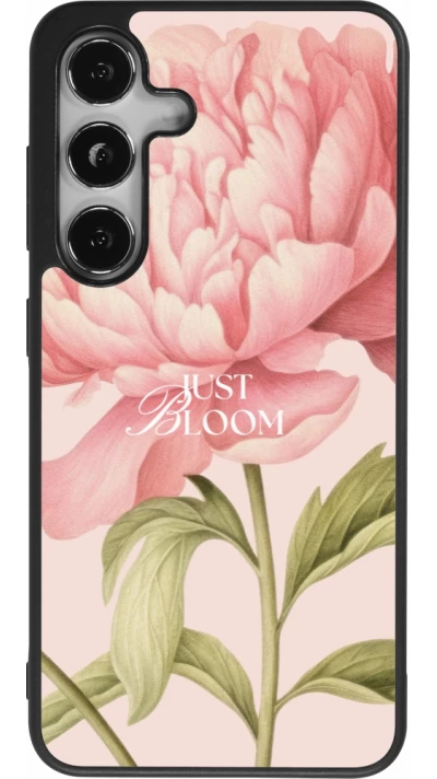 Samsung Galaxy S25 Case Hülle - Silikon schwarz Just Bloom Spring 2026