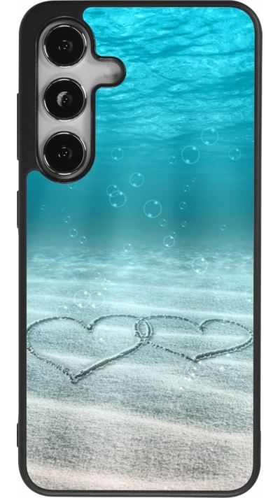 Coque Samsung Galaxy S25 - Silicone rigide noir Summer 18 19