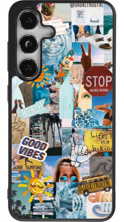 Coque Samsung Galaxy S25 - Silicone rigide noir Summer 2021 15