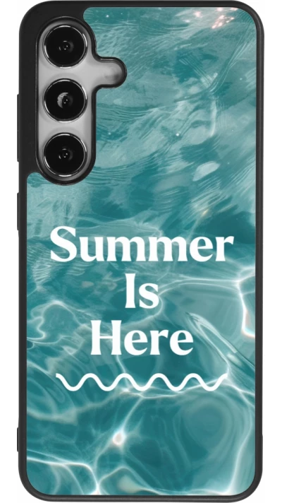 Coque Samsung Galaxy S25 - Silicone rigide noir Summer 2025 Summer is here