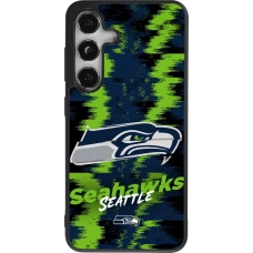 Samsung Galaxy S25 Case Hülle - Silikon schwarz Super Bowl 26 Seattle 2