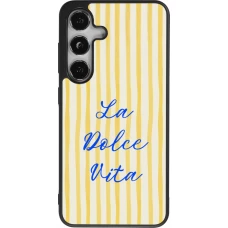 Samsung Galaxy S25 Case Hülle - Silikon schwarz The good life 2026