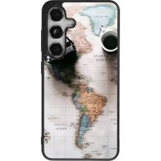 Samsung Galaxy S25 Case Hülle - Silikon schwarz Travel 01