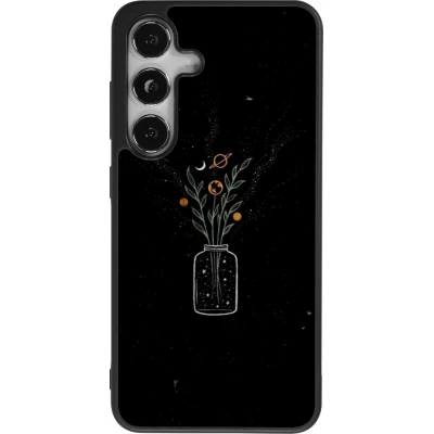 Samsung Galaxy S25 Case Hülle - Silikon schwarz Vase black