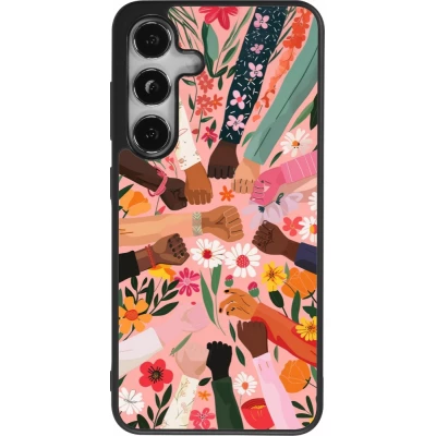 Coque Samsung Galaxy S25 - Silicone rigide noir Womens day 2026 8