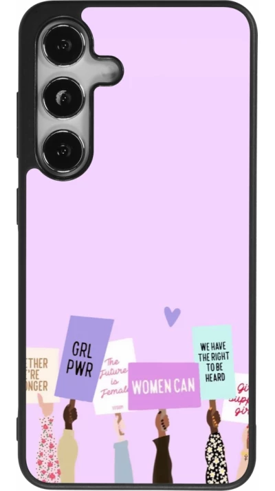 Coque Samsung Galaxy S25 - Silicone rigide noir Womens day 2026 9