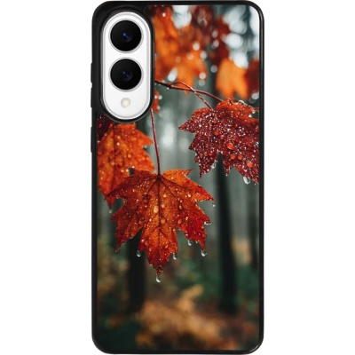 Coque Samsung Galaxy S25 Edge - Silicone rigide noir Autumn 25 Rain