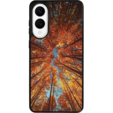 Samsung Galaxy S25 Edge Case Hülle - Silikon schwarz Autumn 25 Trees