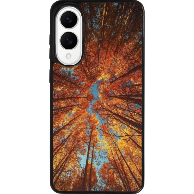 Samsung Galaxy S25 Edge Case Hülle - Silikon schwarz Autumn 25 Trees